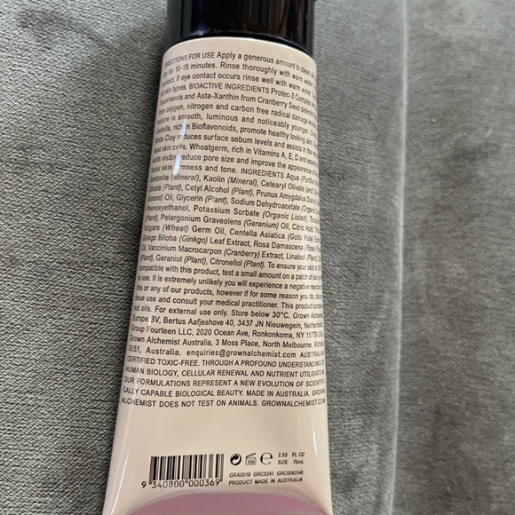 Grown Alchemist deep cleansing facial masque 75ml mask full size brand new - Picture 2 of 7